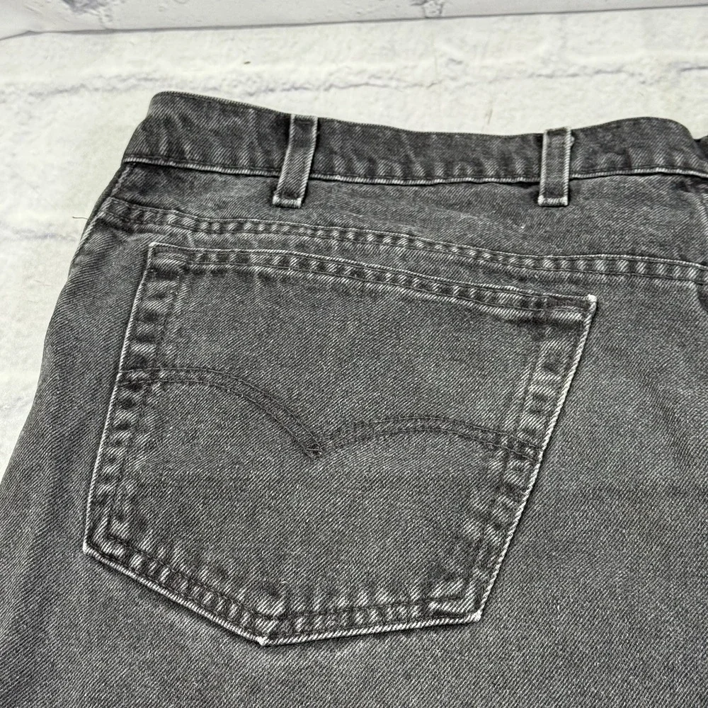 Vintage Levis 545 Brown Tab Jeans Mens 44x32‎ Actual 42x32 Black Loose Fit 90s